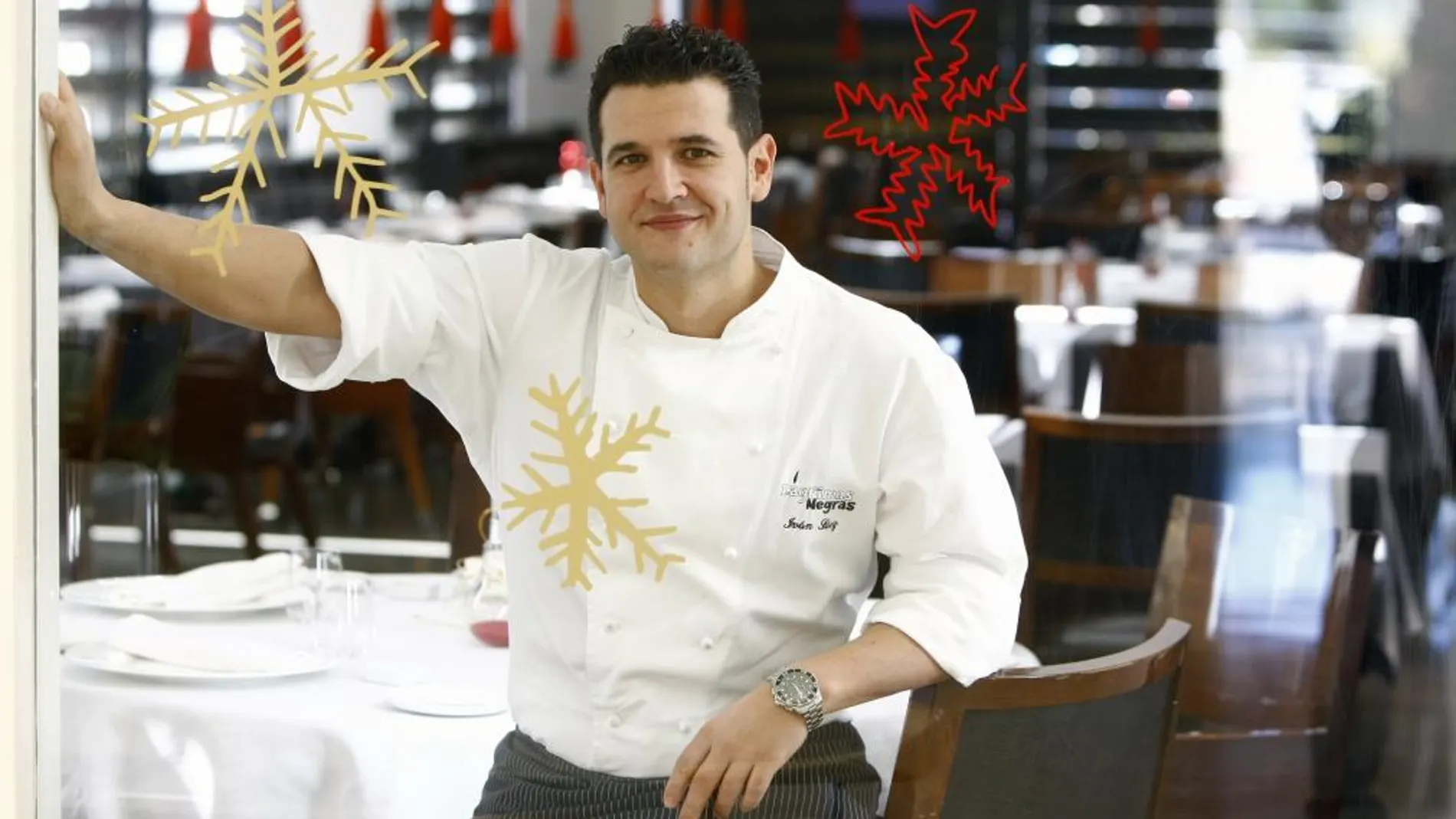Iván Sáez, cocinero del Restaurante Lágrimas Negras.