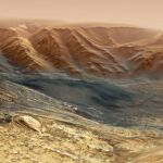 El cañón Valles Marineris de Marte