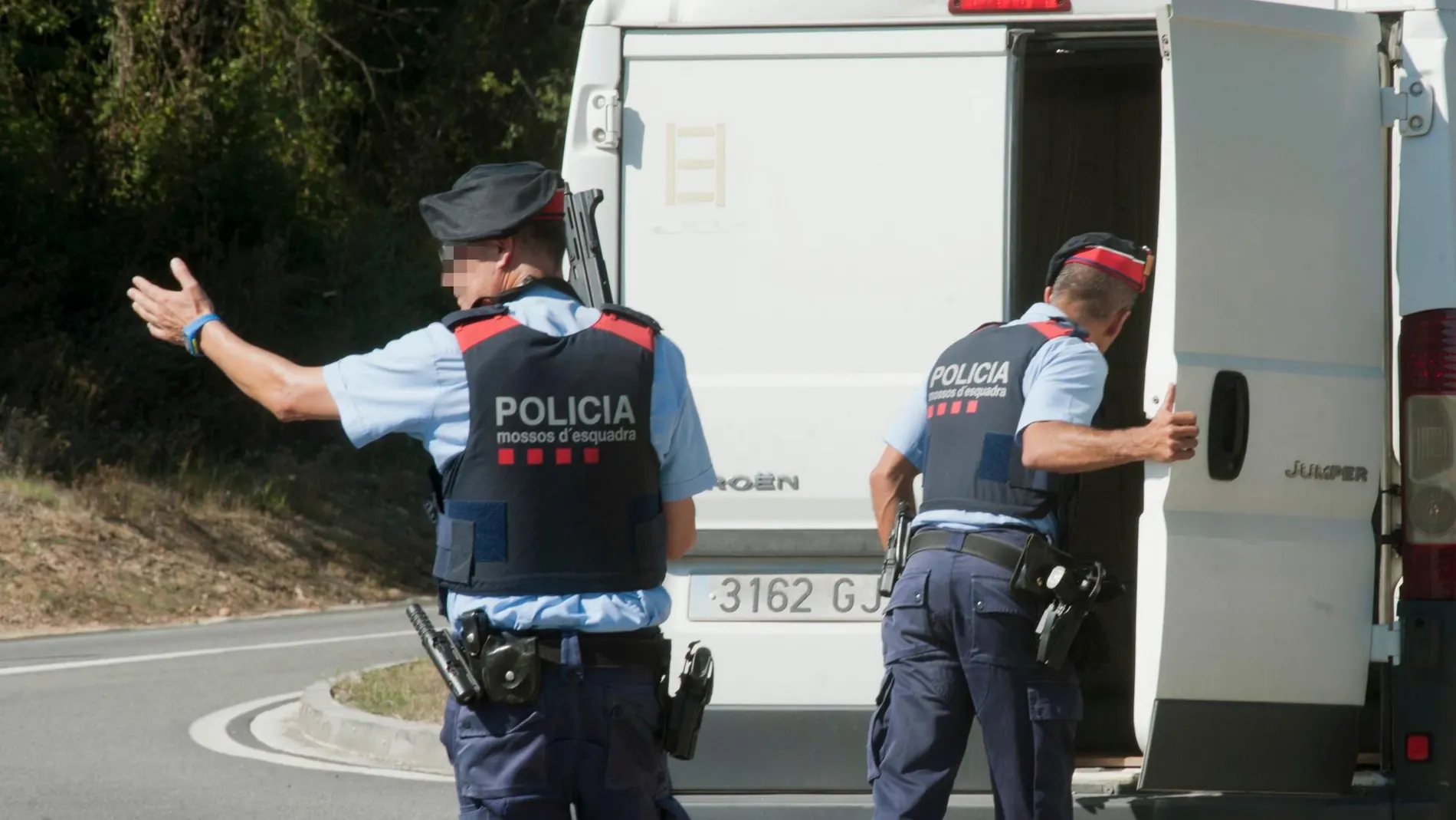 Agentes de los Mossos d’Esquadra