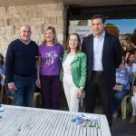 La presidenta del Congreso, Ana Pastor, participa junto a la candidata del PP a la Alcaldía de Valladolid, Pilar del Olmo, Jesús Julio Carnero y Raúl de la Hoz en un acto con mujeres candidatas