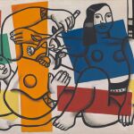 El trabajo de Fernand Léger (en la imagen, «Two women holding flowers, de 1954) es la gran apuesta del IVAM para la temporada 2019, en la que celebra su XXX Aniversario
