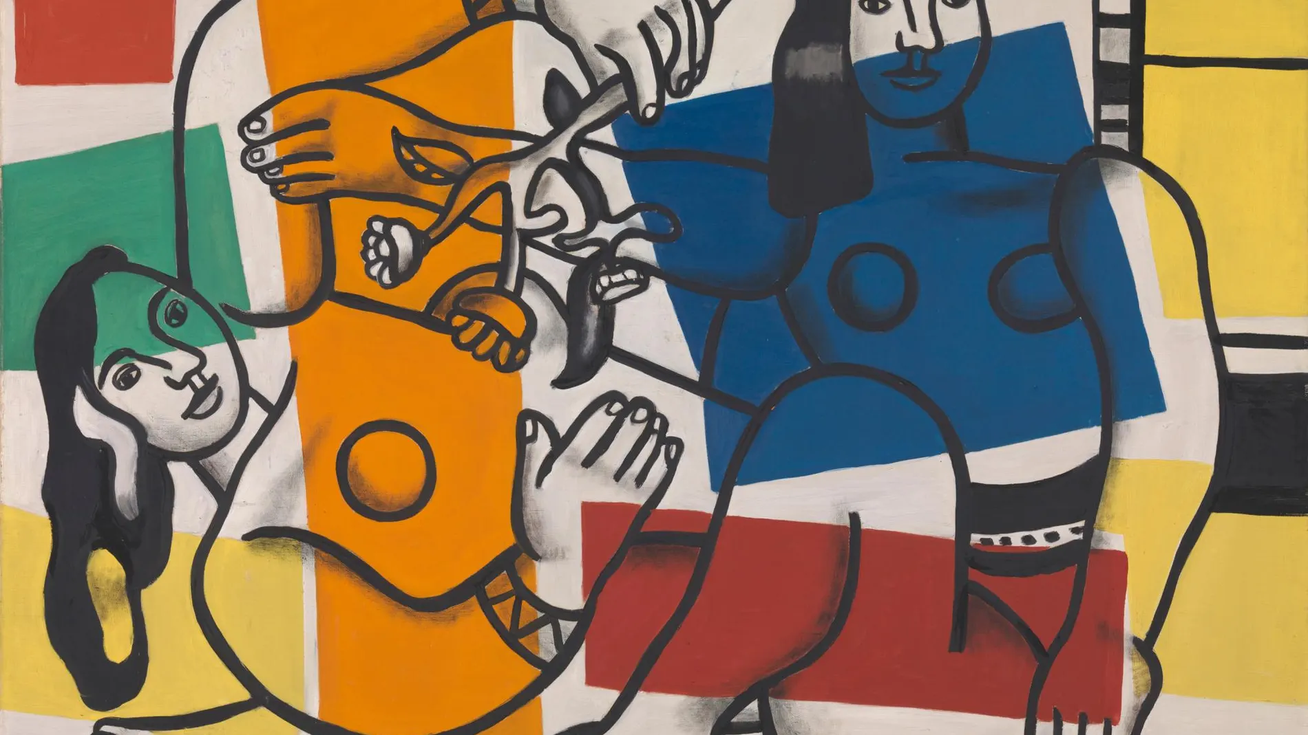 El trabajo de Fernand Léger (en la imagen, «Two women holding flowers, de 1954) es la gran apuesta del IVAM para la temporada 2019, en la que celebra su XXX Aniversario