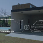 Las baterías se cargan con energía solar y pueden alimentar también a la vivienda.