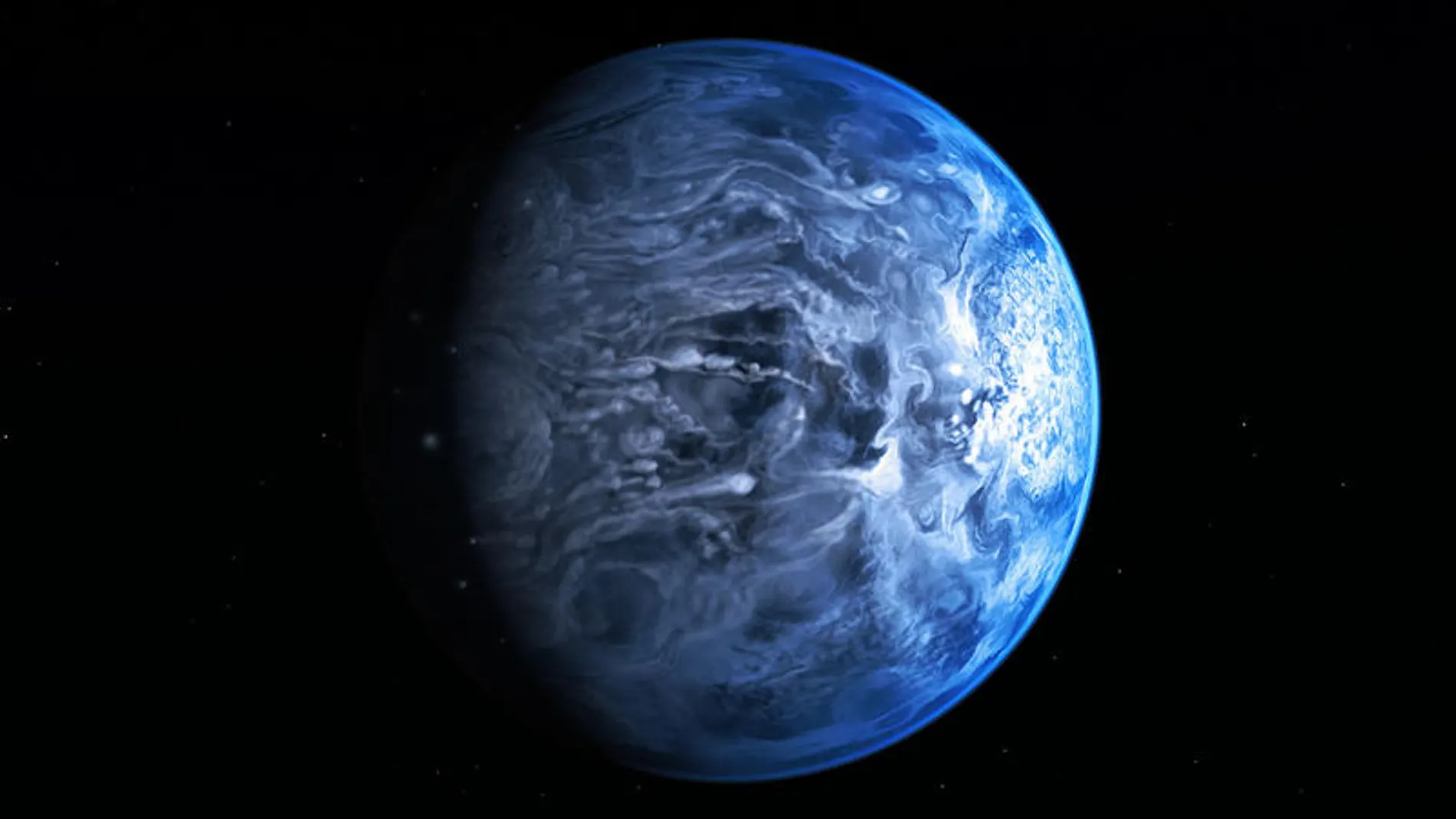 Impresión artística del planeta HD 189733b