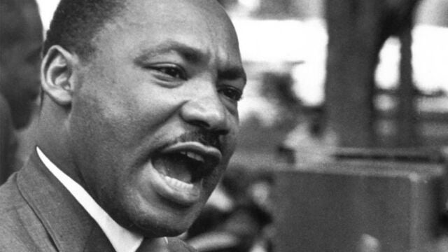 Martin Luther King, durante su discurso"I Have a Dream"
