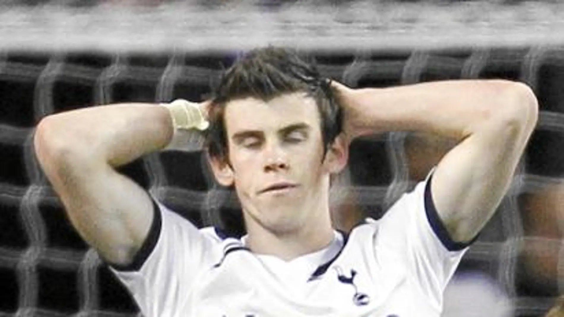 Gareth Bale, en un partido con el Tottenham, equipo con el que no juega desde mediados de julio debido a diversas lesiones