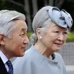El emperador japonés Akihito y la emperatriz Michiko