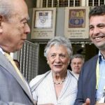 Jaume Ferrer Graupera (derecha) conversa, en una imagen de archivo, con el ex presidente de la Generalitat