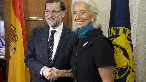 Lagarde felicita a Rajoy por los resultados de sus reformas que «ya se ven»