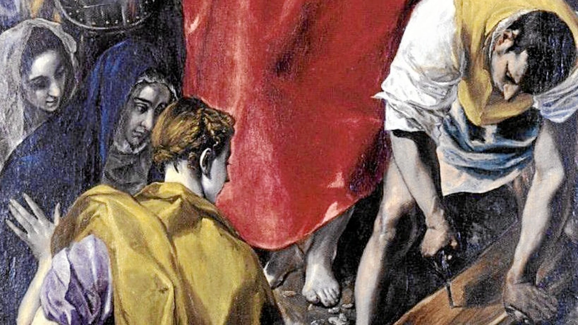 Detalle de «El expolio» de El Greco