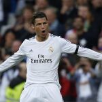 Cristiano Ronaldo celebra el primer gol