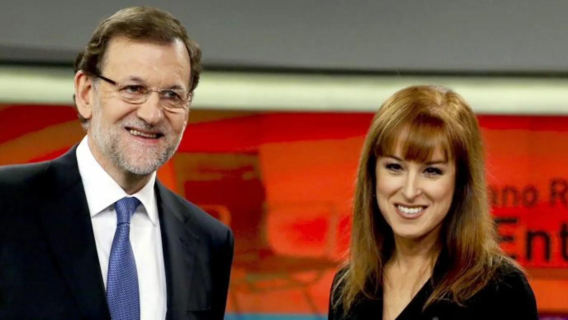 Gloria Lomana con Mariano Rajoy