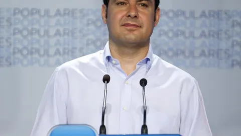 El presidente del PP de Andalucía, Juanma Moreno