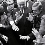 Durante su viaje a Madrid en 1990, Gorbachov acaparó la atención de todo el mundo