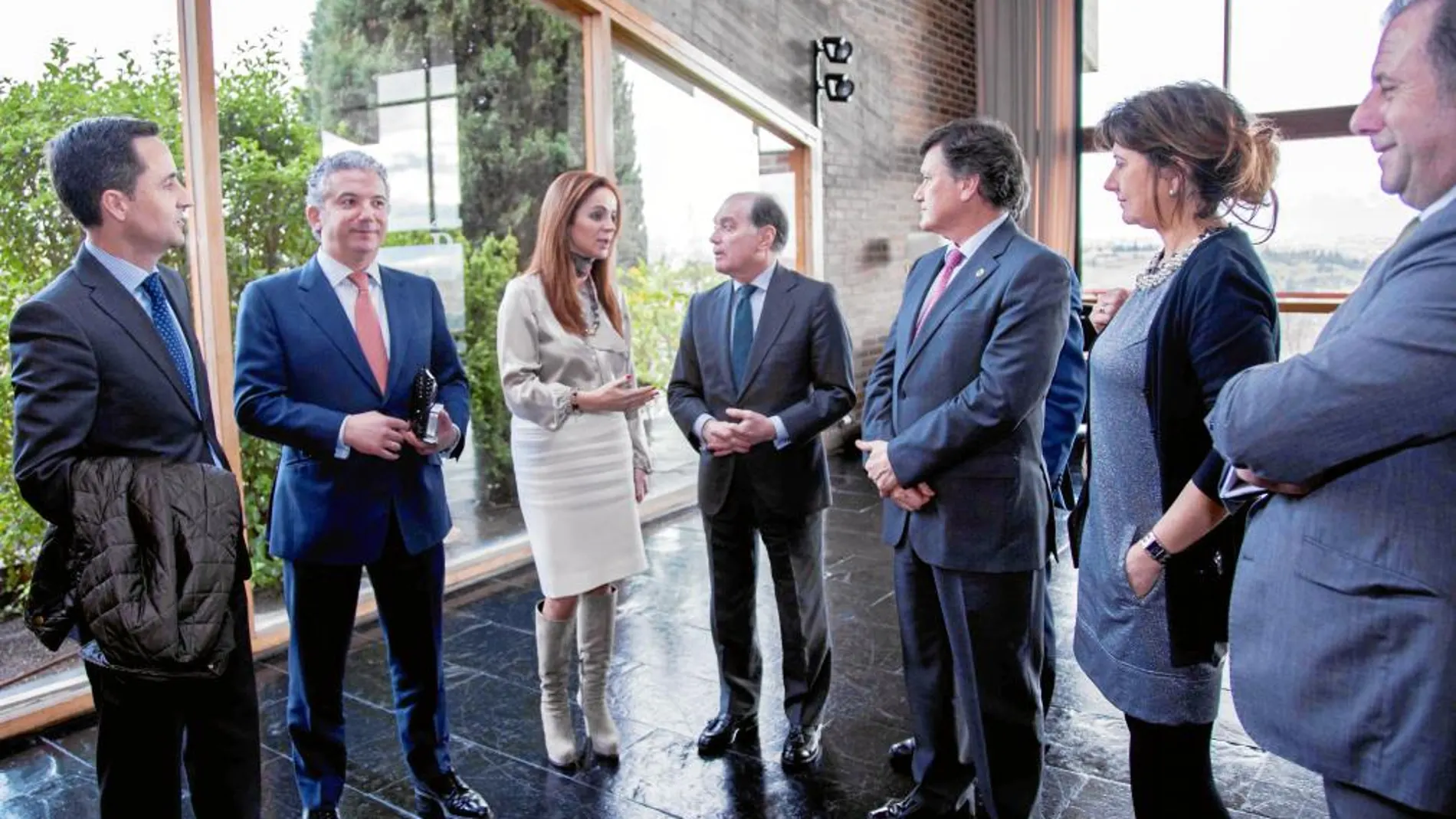 Los consejeros Silvia Clemente y Tomás Villanueva presentan, junto a Francisco Vázquez, presentan el ADE Rural a empresarios de Segovia