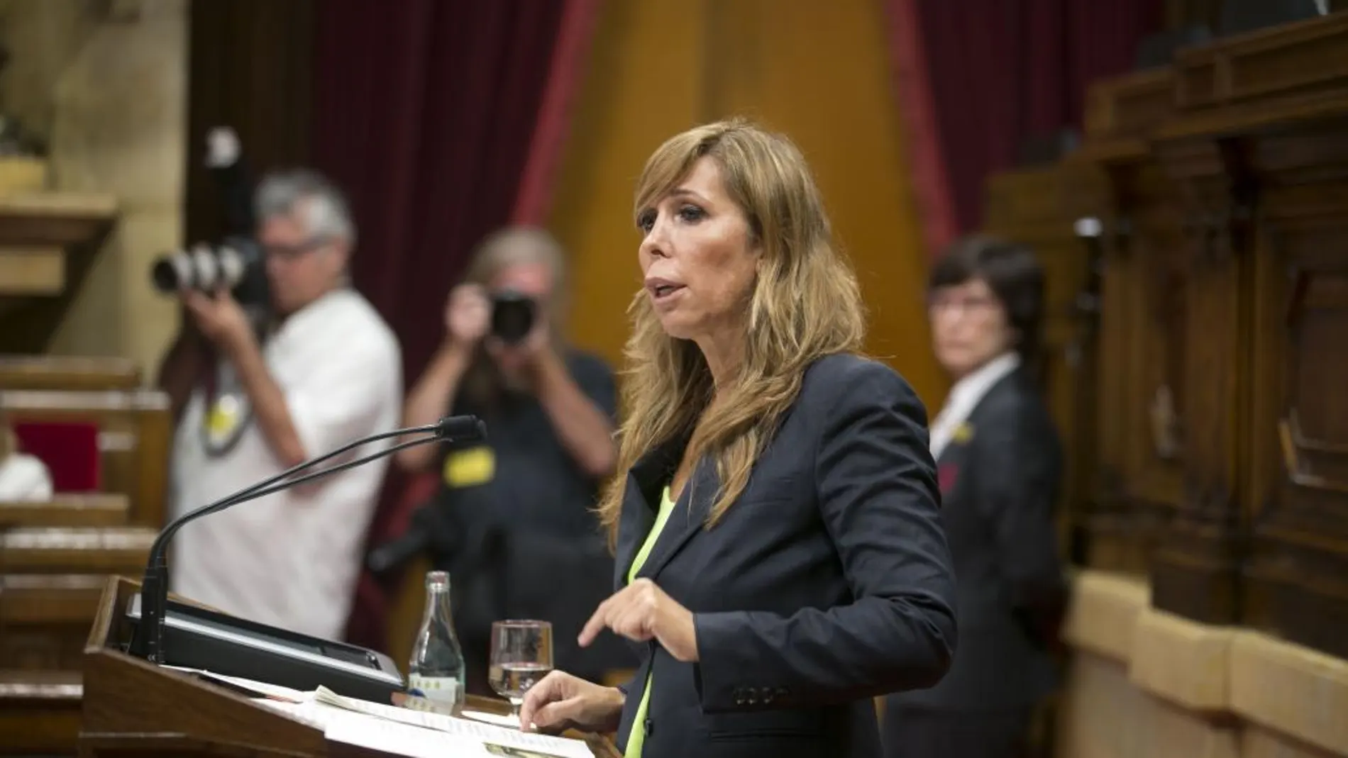 La presidenta del PP en Cataluña, Alicia Sánchez Camacho