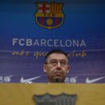 El presidente azulgrana, Josep Maria Bartomeu