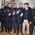Coisidó con los agentes de la comisaría de Centro en Madrid