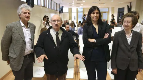 Juan Luis Arsuaga, José Luis Sanz, María Blasco y Margarita Salas, cuatro de los titulares de la "Roja"de la ciencia