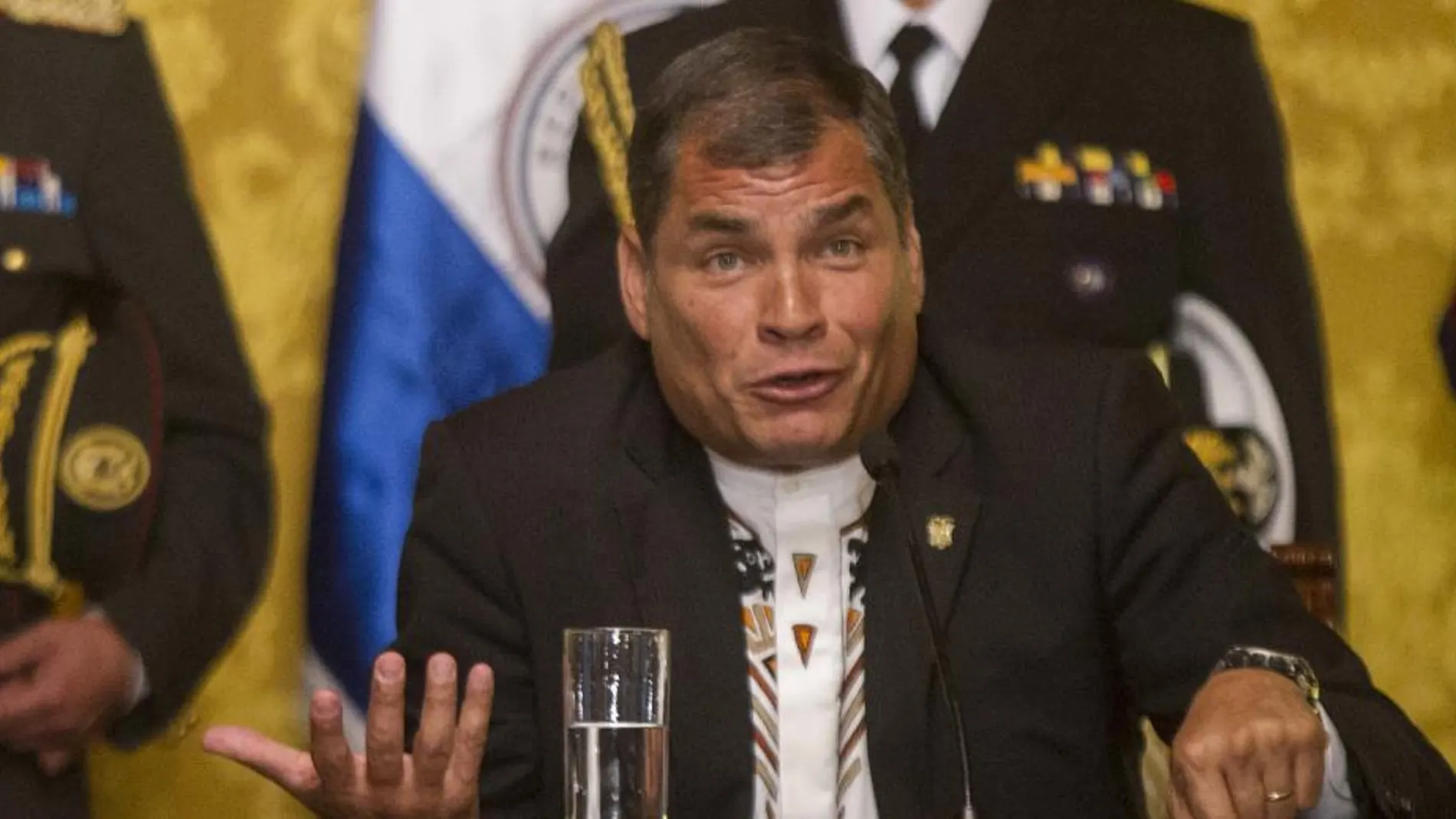 El presidente de Ecuador, Rafael Correa
