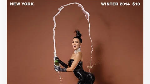 Kim Kardashian, un ejemplo muy mediático de mujer con curvas
