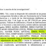 La juez tiene que decidir si envía el sumario al TSJ de Cataluña, al ser Oriol Pujol persona aforada