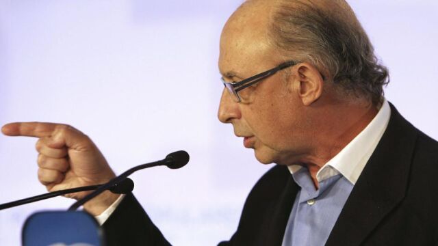 El ministro de Hacienda, Cristóbal Montoro