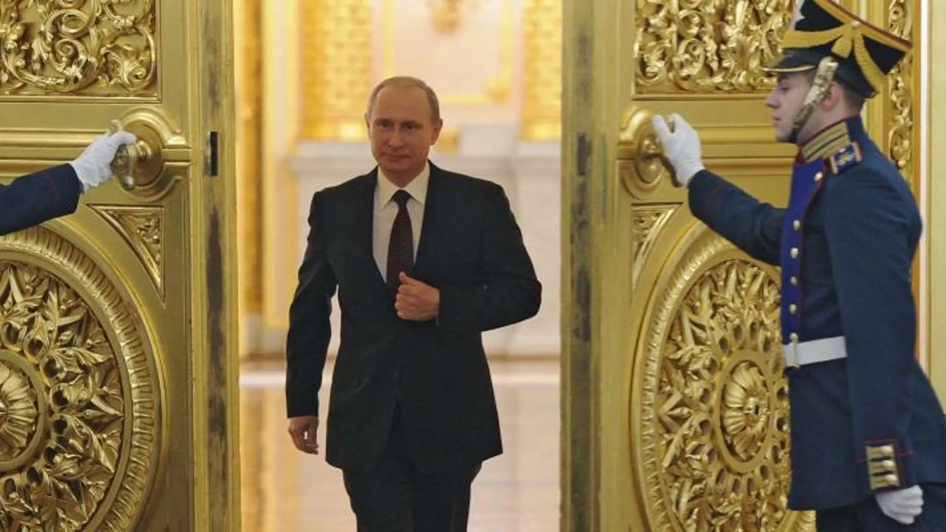 Putin, antes de pronunciar un discurso | Fotografía archivo 2019
