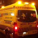Los servicios de emergencia, en el lugar del incendio.