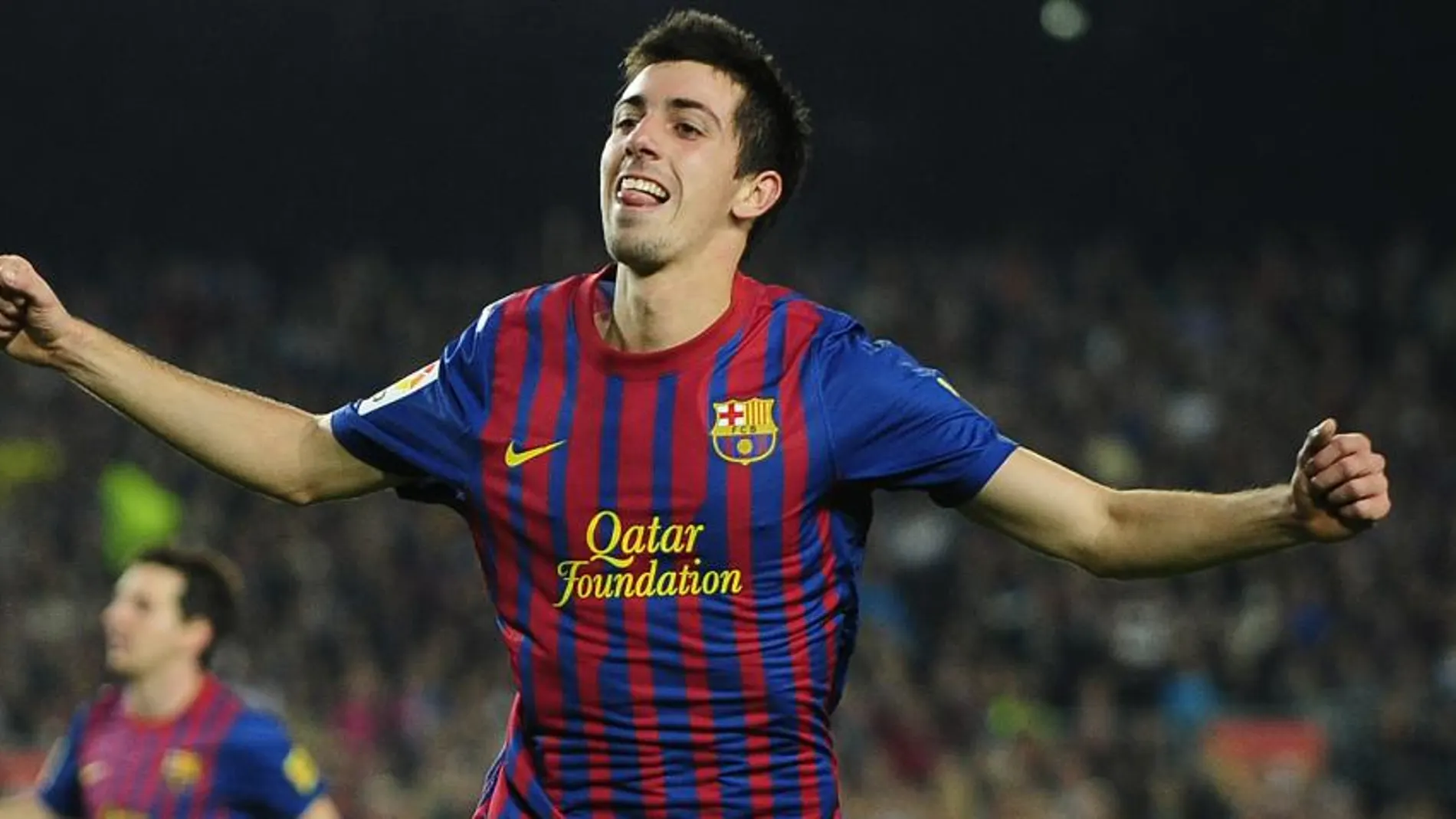 Isaac Cuenca durante su etapa en el Barcelona.