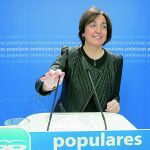 Ana Corredera ofrece una rueda de prensa en el PP-A