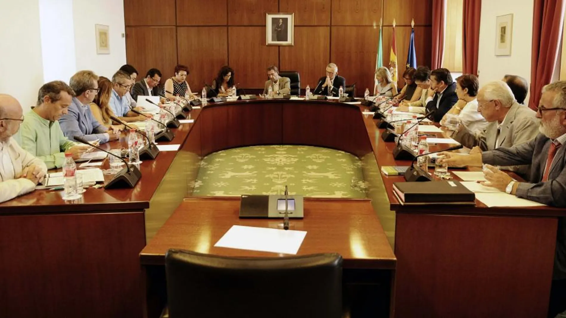 GLa Diputación Permanente del Parlamento andaluz se ha reunido hoy para debatir las solicitudes presentadas por el grupo popular de celebrar dos plenos extraordinarios sobre el caso de los ERE y sobre las irregularidades en la gestión de fondos públicos relativos a los cursos de formación.