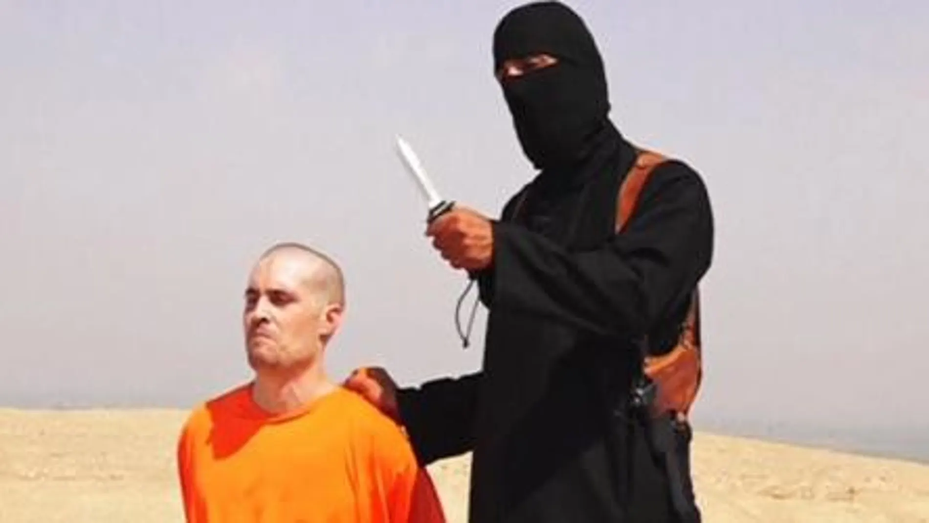 Imagen del vídeo de la decapitación del periodista James Foley