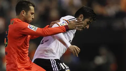 Busquets sostiene al Barça
