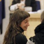 Los integrantes del "comando Otazua", Íñigo Zapirain, Beatriz Etxeberria y Daniel Pastor durante el juicio