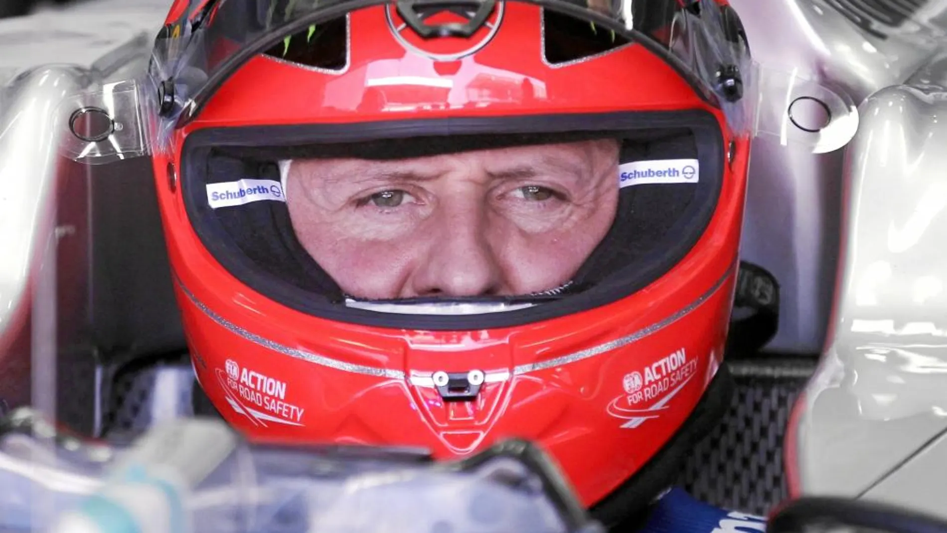 Michael Schumacher, momentos antes de afrontar un Gran Premio de Fórmula Uno
