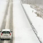 La autovía A-67 (Palencia-Santander) a la altura de Herrera de Pisuerga