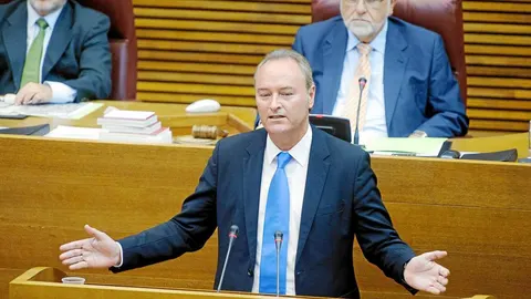 El presidente de la Generalitat, Alberto Fabra, durante el Debate de Política General