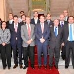 El alcalde de Salamanca junto con los miembros del Consejo del Alfoz