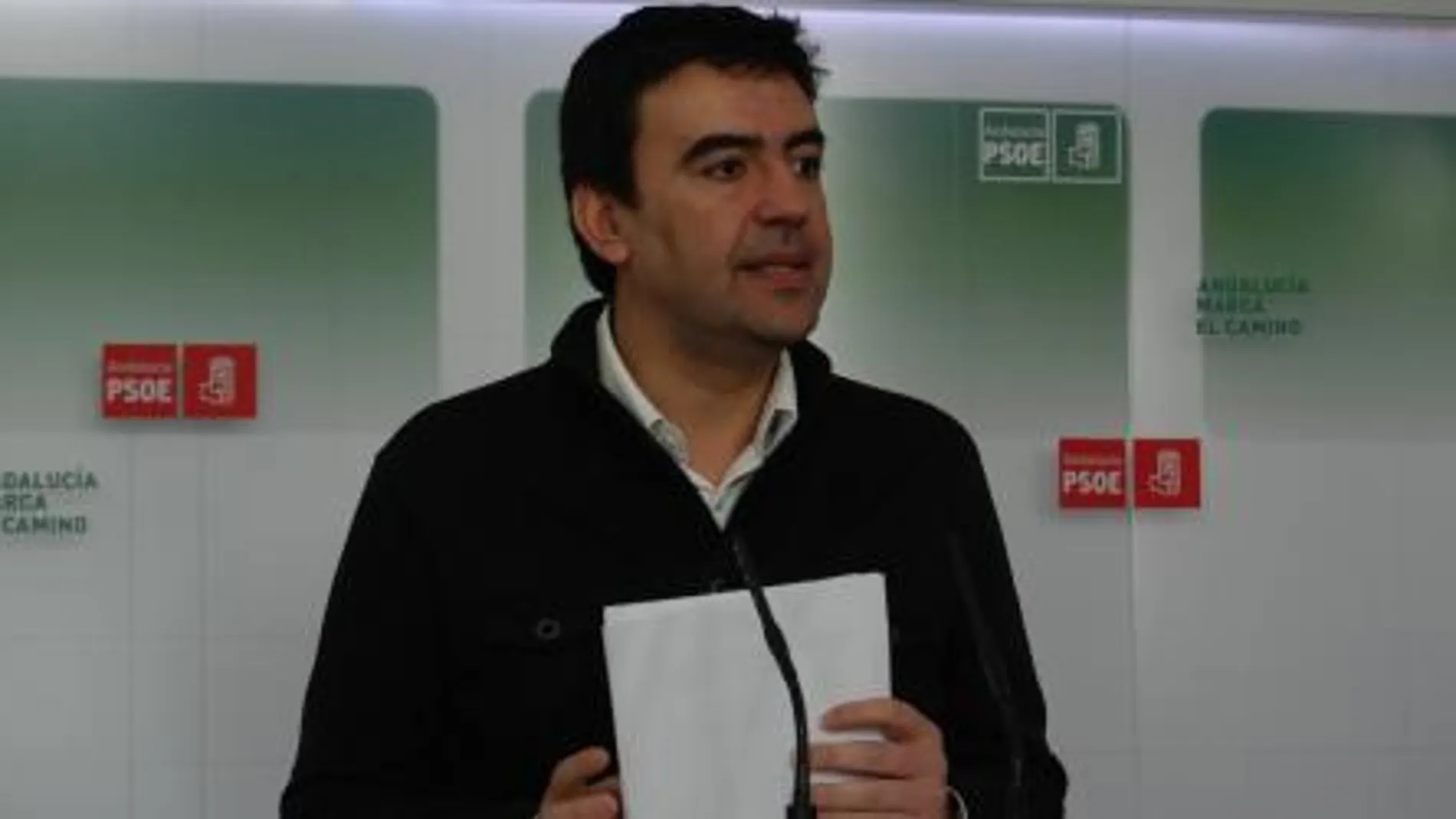 Mario Jiménez, portavoz del PSOE andaluz.