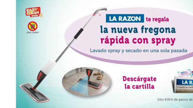 Fregona rápida con spray