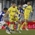 2-2. El Villarreal hace valer en Anoeta el gol de la ida y pasa a cuartos