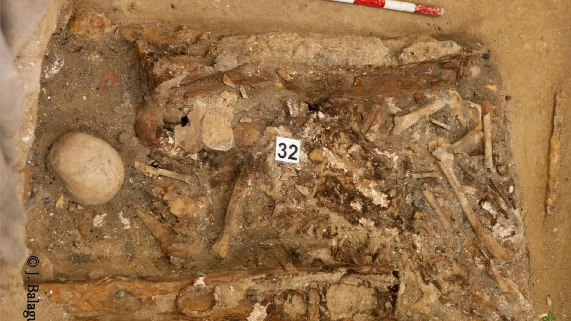 En esta reducción se encuentran algunos de los huesos de Cervantes