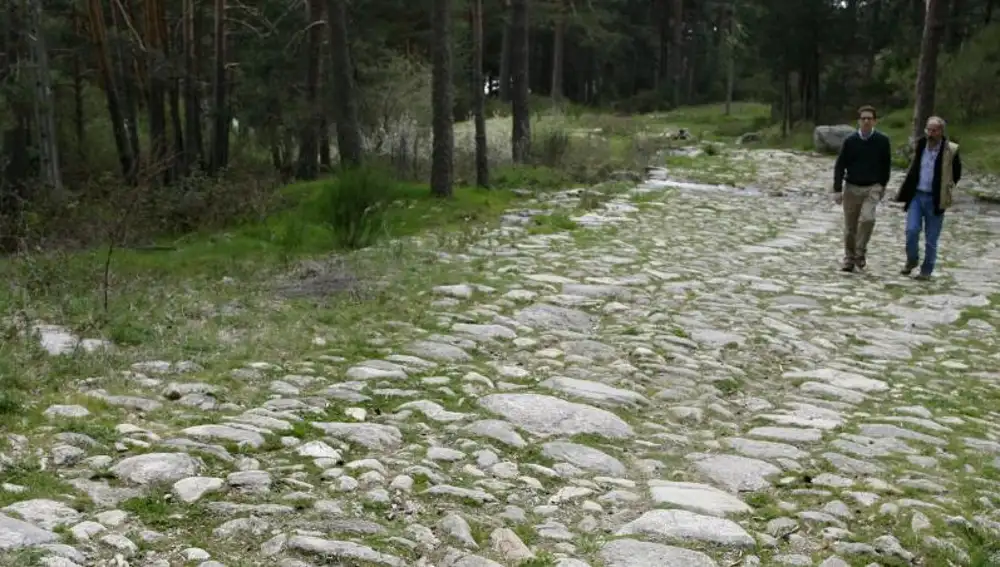 Calzada romana de la sierra de Guadarrama