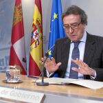 El consejero de la Presidencia y portavoz de la Junta de Castilla y León, José Antonio de Santiago-Juárez