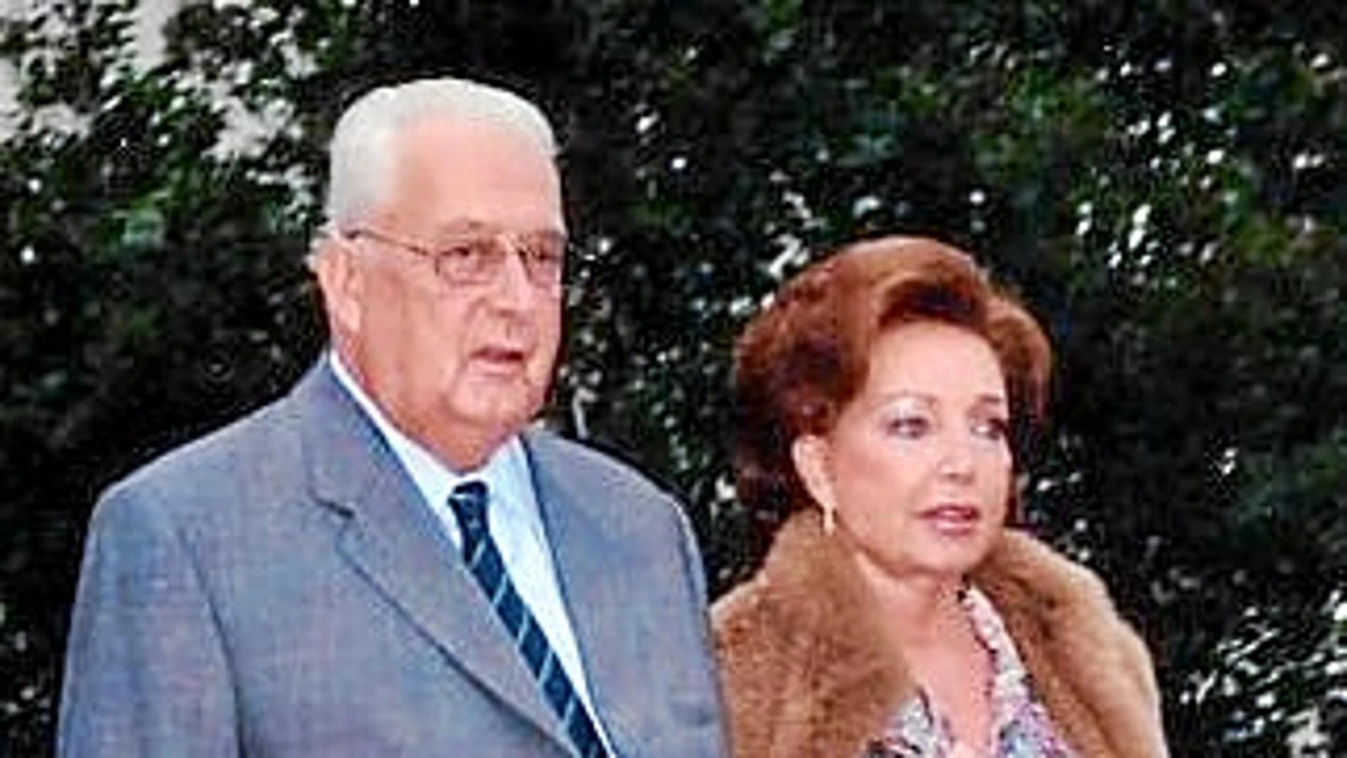 El duque de Württemberg y su esposa