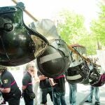 Los operarios del servicio de extinción de fuegos, en la lista de colectivos descontentos con los ajustes