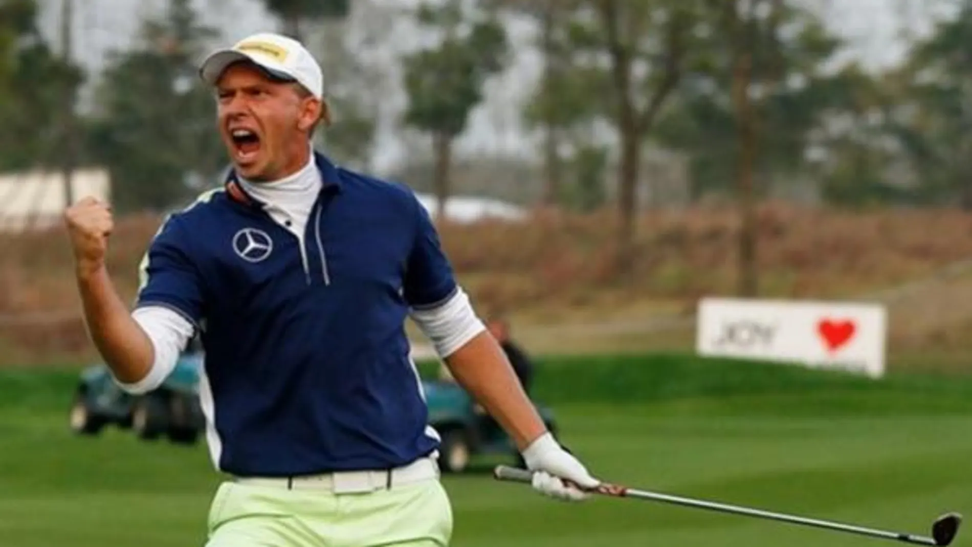 Marcel Siem, tras ganar el trofeo