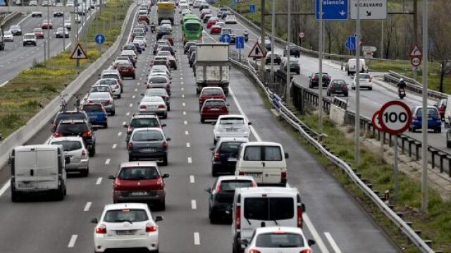 Retenciones en la carretera de Valencia