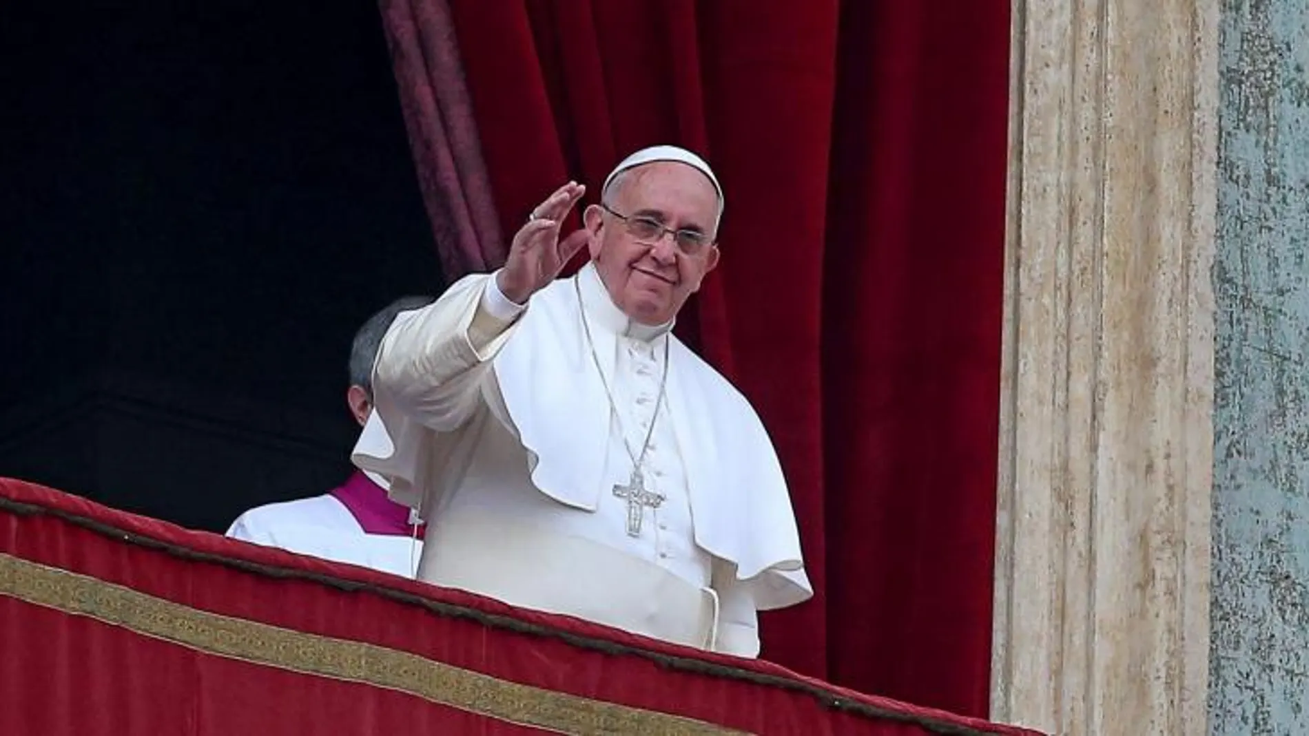 El papa Francisco durante su tradicional bendición "Urbi et Orbi"